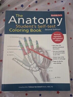 Barron's The Anatomy Student's Self-test Coloring Book